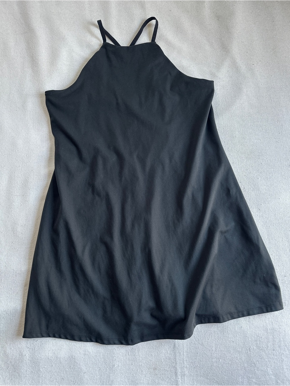 Madewell MWL Flex Fitness Dress in True Black | L - Picture 2 of 12